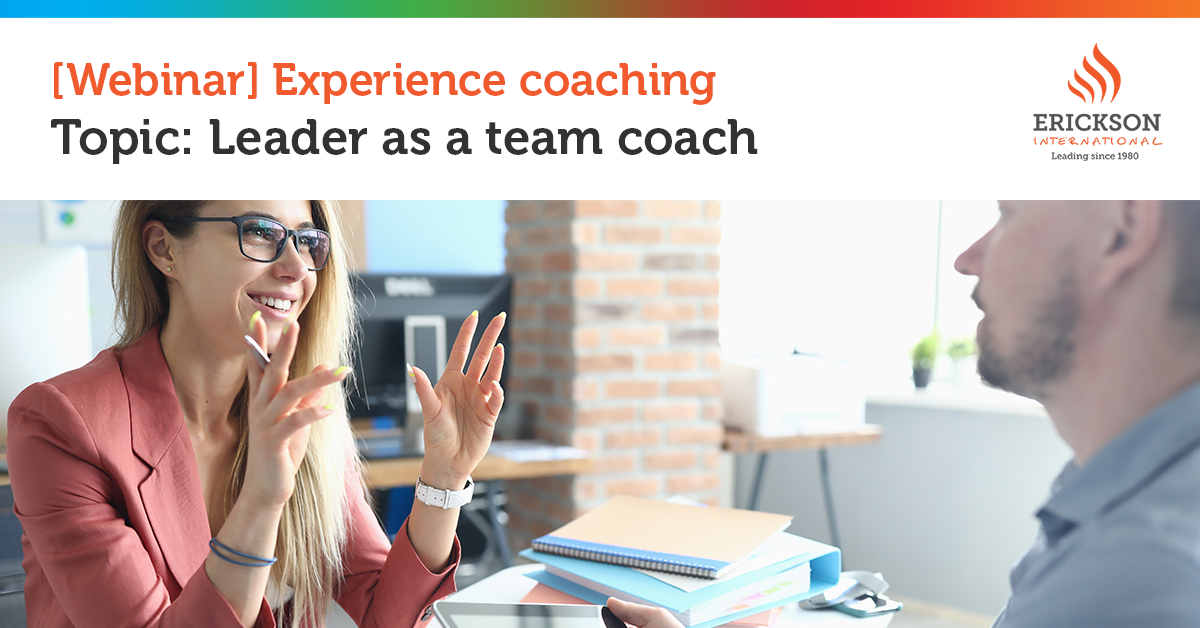 [Webinar] Experience coaching – Leader as a team coach